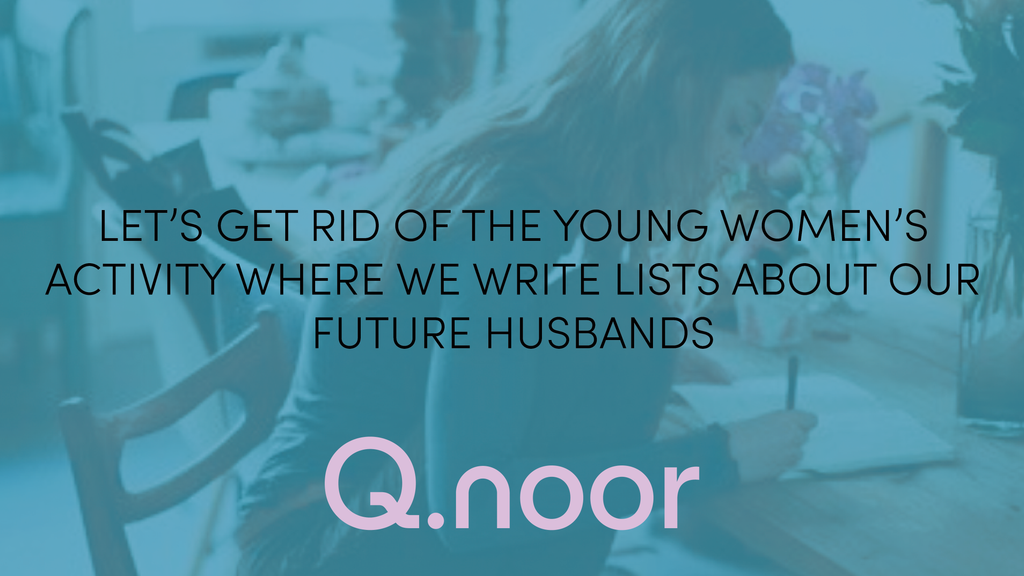 Why we should retire the young women's activity where you write about your future spouse
